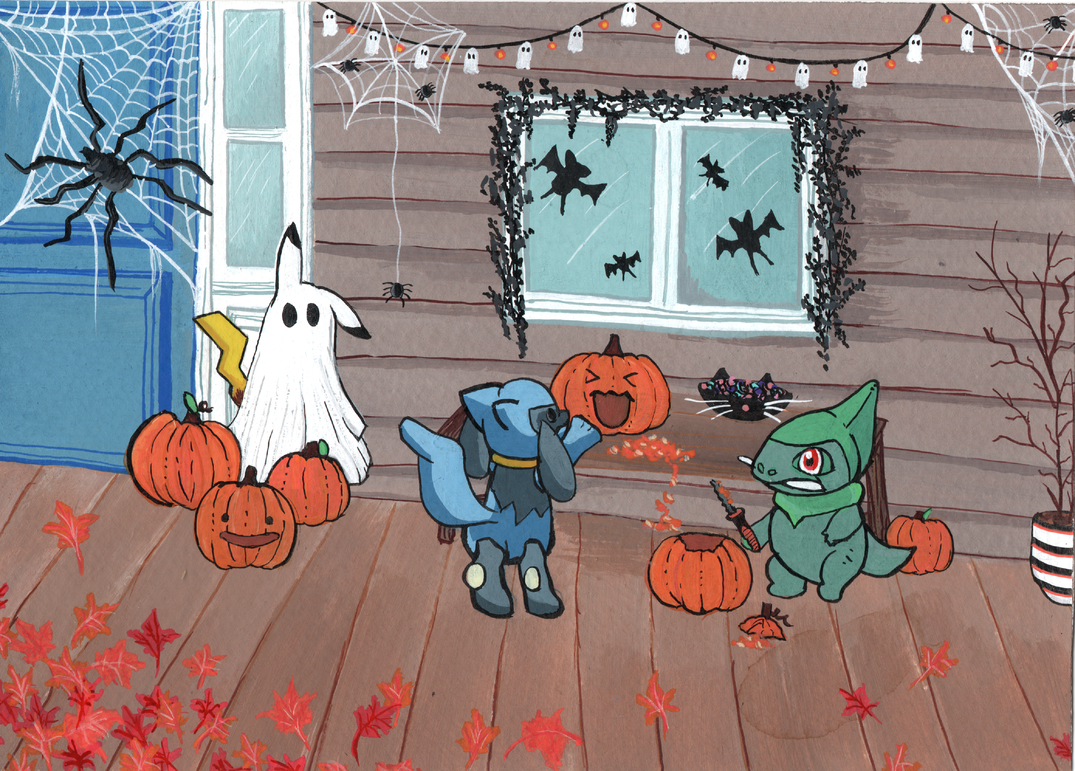 Little Ghouls and Gourds